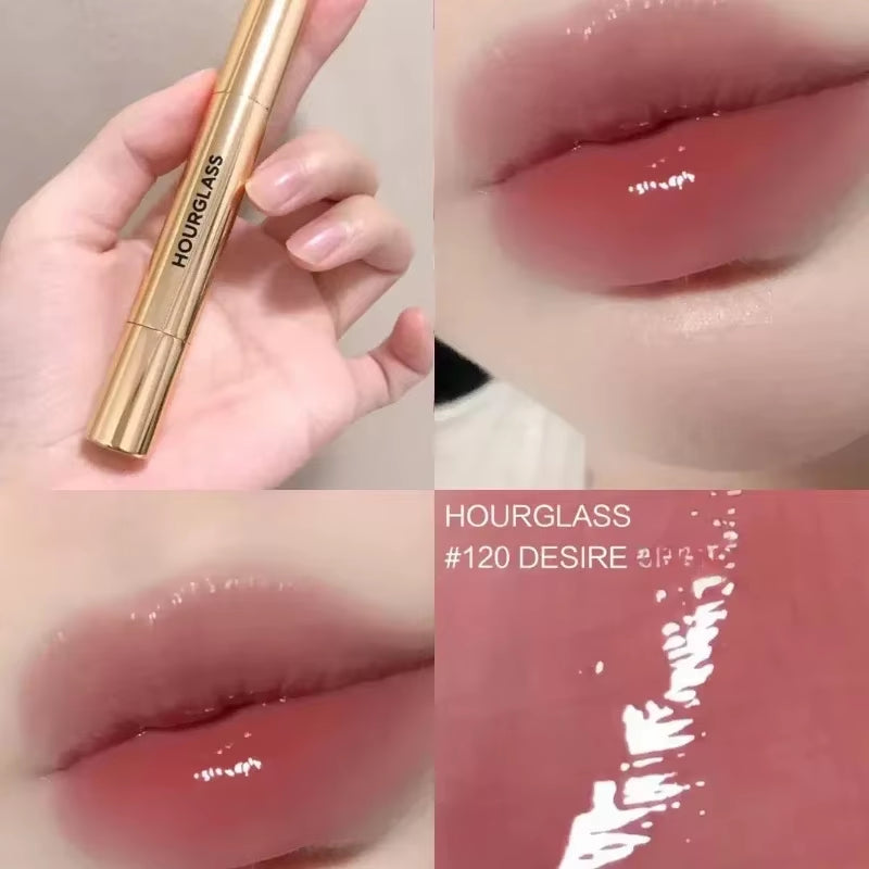Hour Glass Gold Mirror Tube Moisturizing Lip Glaze