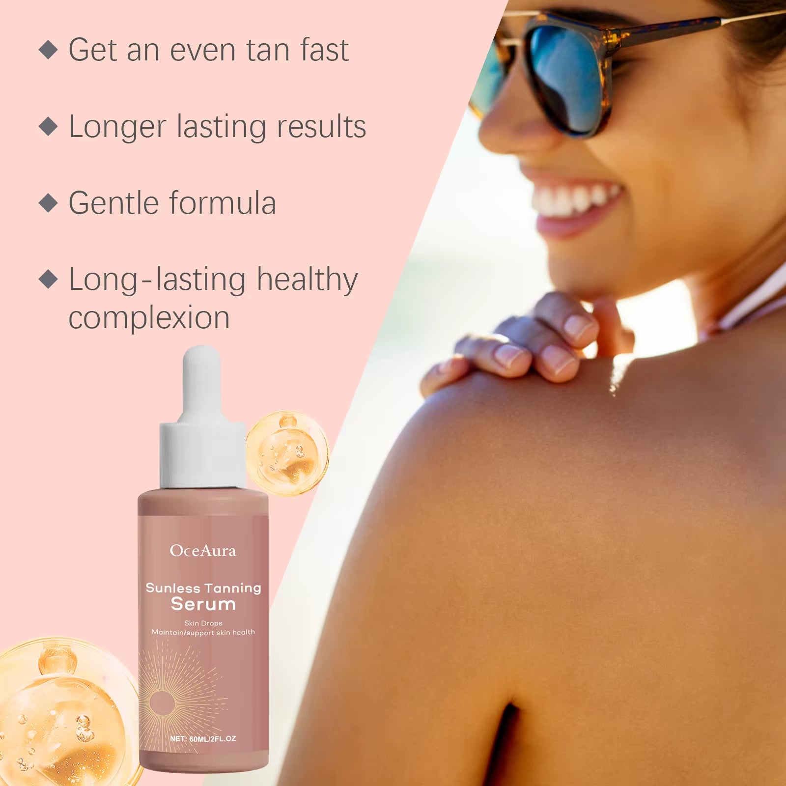 Melanglow™ Natural Tanning Drops – Boost Your Bronze, Skip the Burn