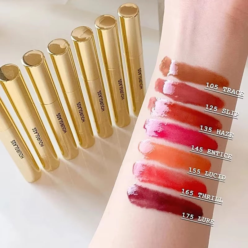 Hour Glass Gold Mirror Tube Moisturizing Lip Glaze